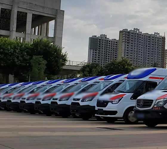 白银服务车队展示